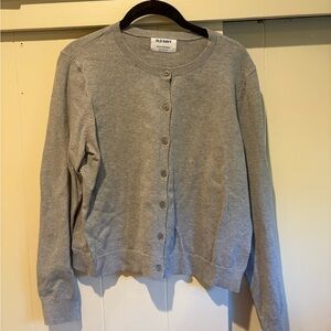 Old Navy Women's Light Gray Cardigan